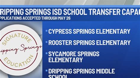 Dripping Springs ISD launches temporary transfer program amid campus growth surge